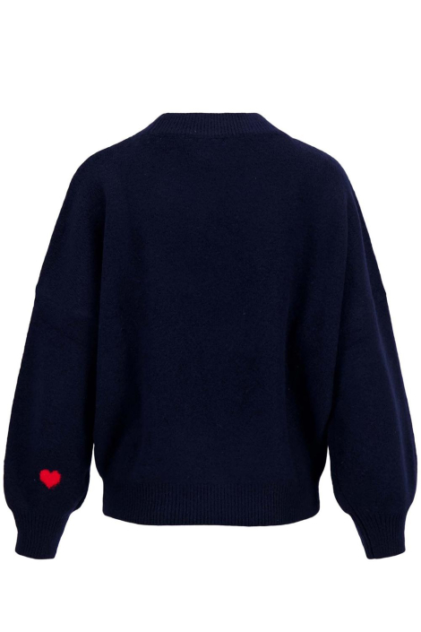 Zusss blauwe dames trui