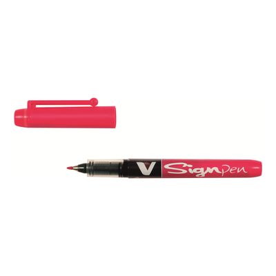 Pilot V Sign Pen - Feutre - pointe moyenne - rouge