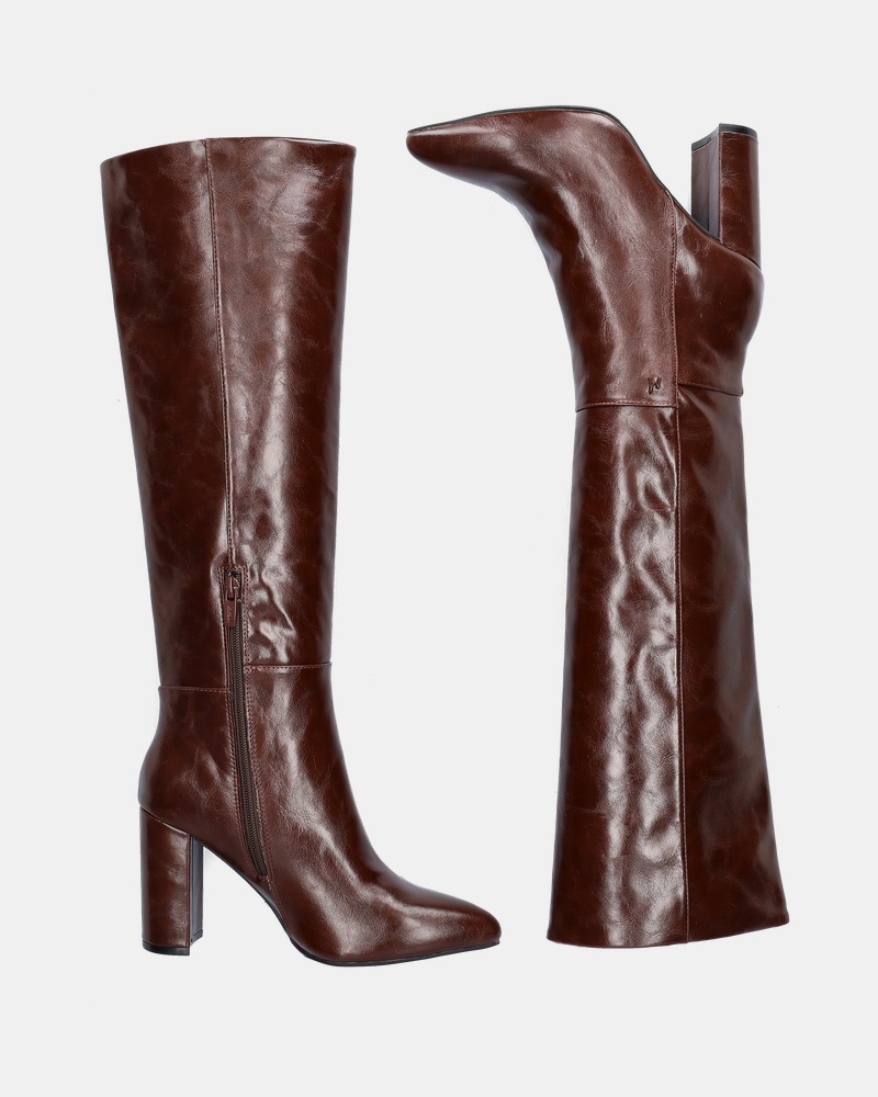 Mexx Krystal Indy Hoge laarzen  - cognac