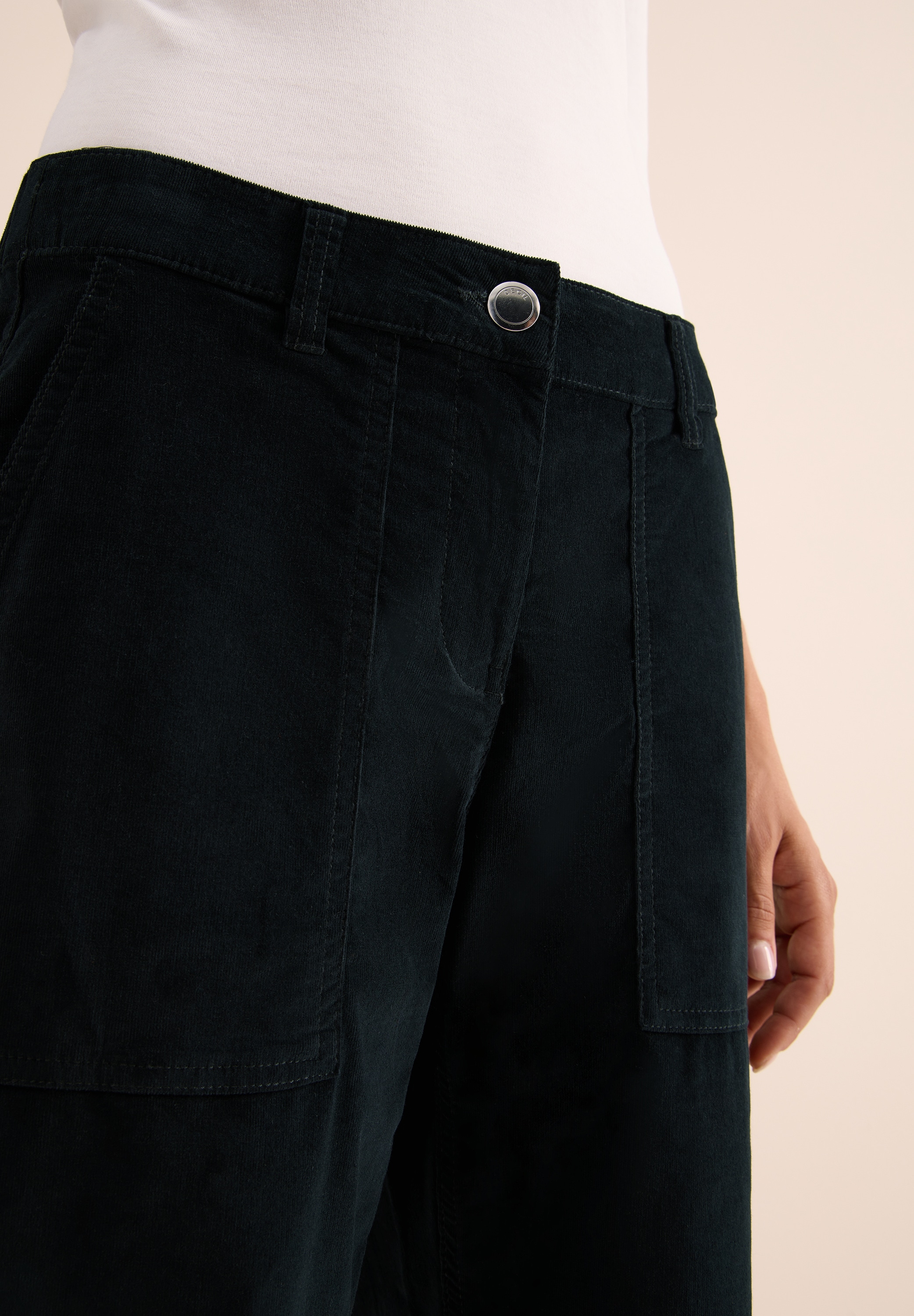 Cecil Cordhose »Style Neele«  Wide Leg, High Waist