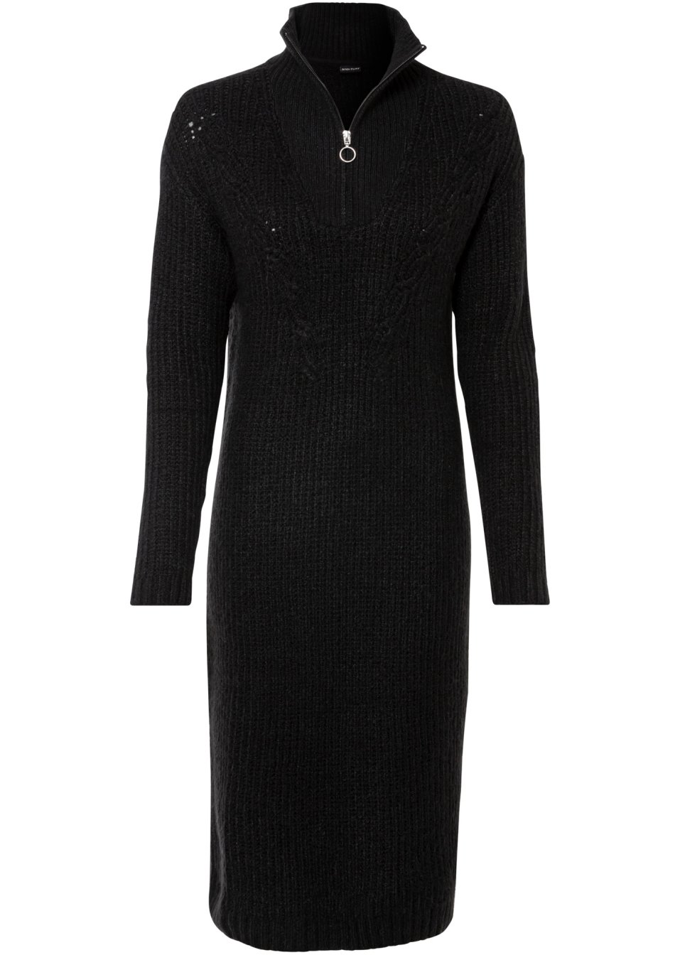 Robe en maille avec col camionneur