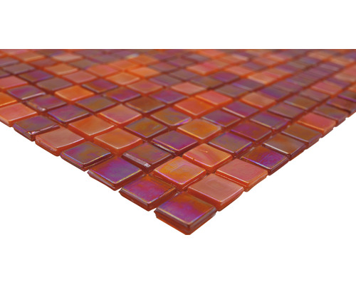 Glasmozaïek GM MRY 933 31,7x31,7 cm mix rood
