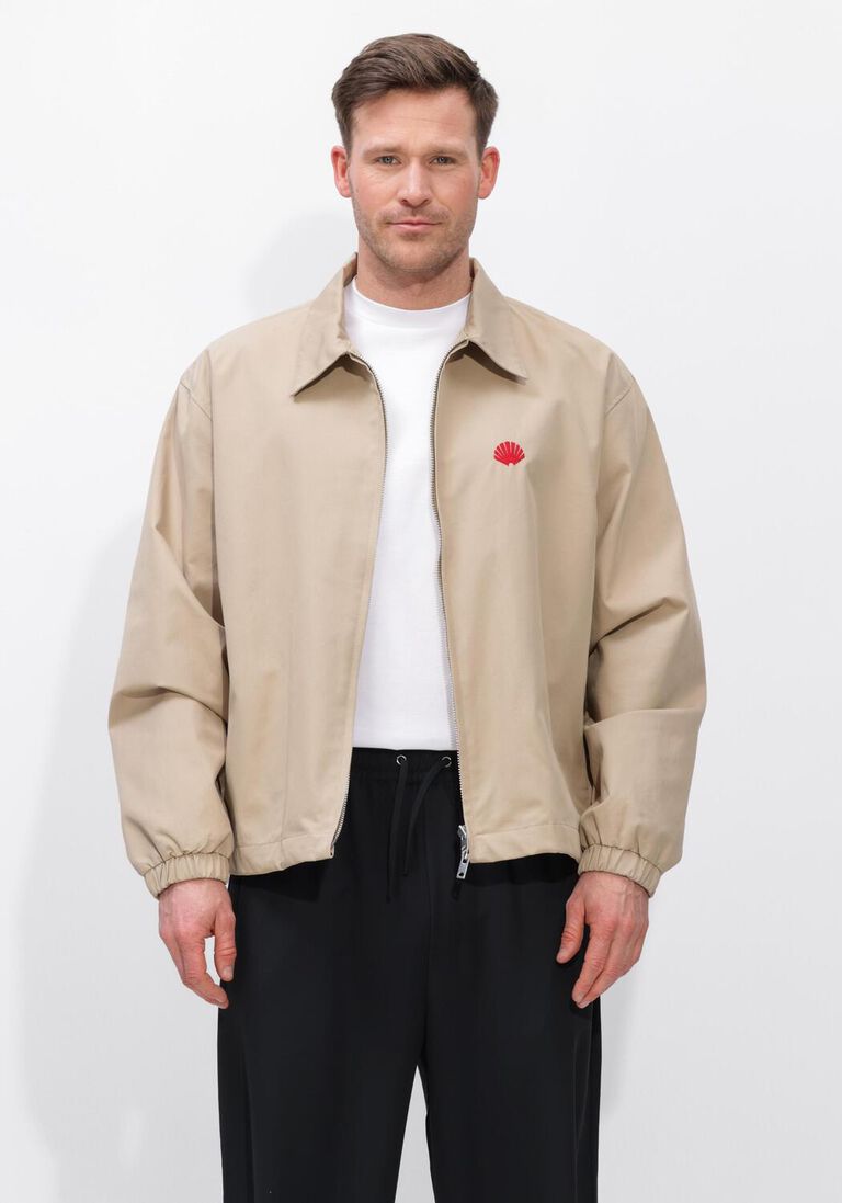 beige new amsterdam surf association jack coach jacket