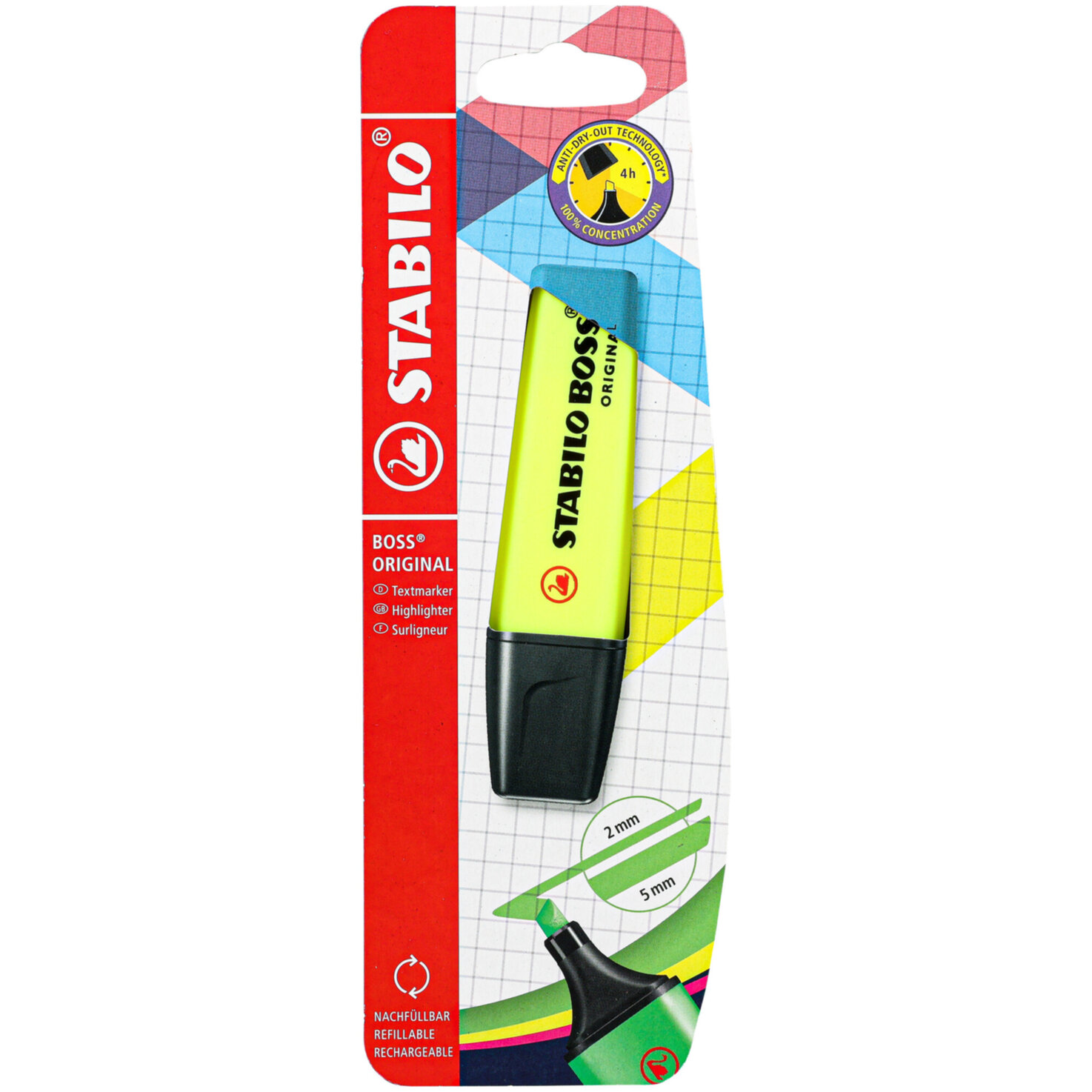 Stabilo Boss Leuchtmarker gelb