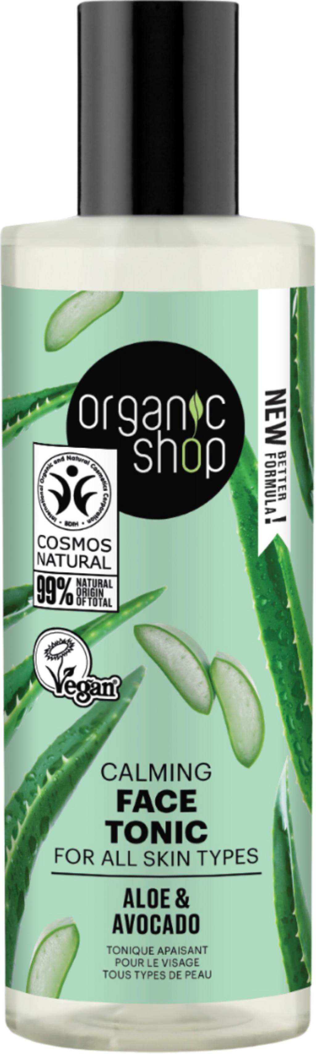 Organic Shop  Calming Face Tonic Aloe & Avocado, 150 ml
