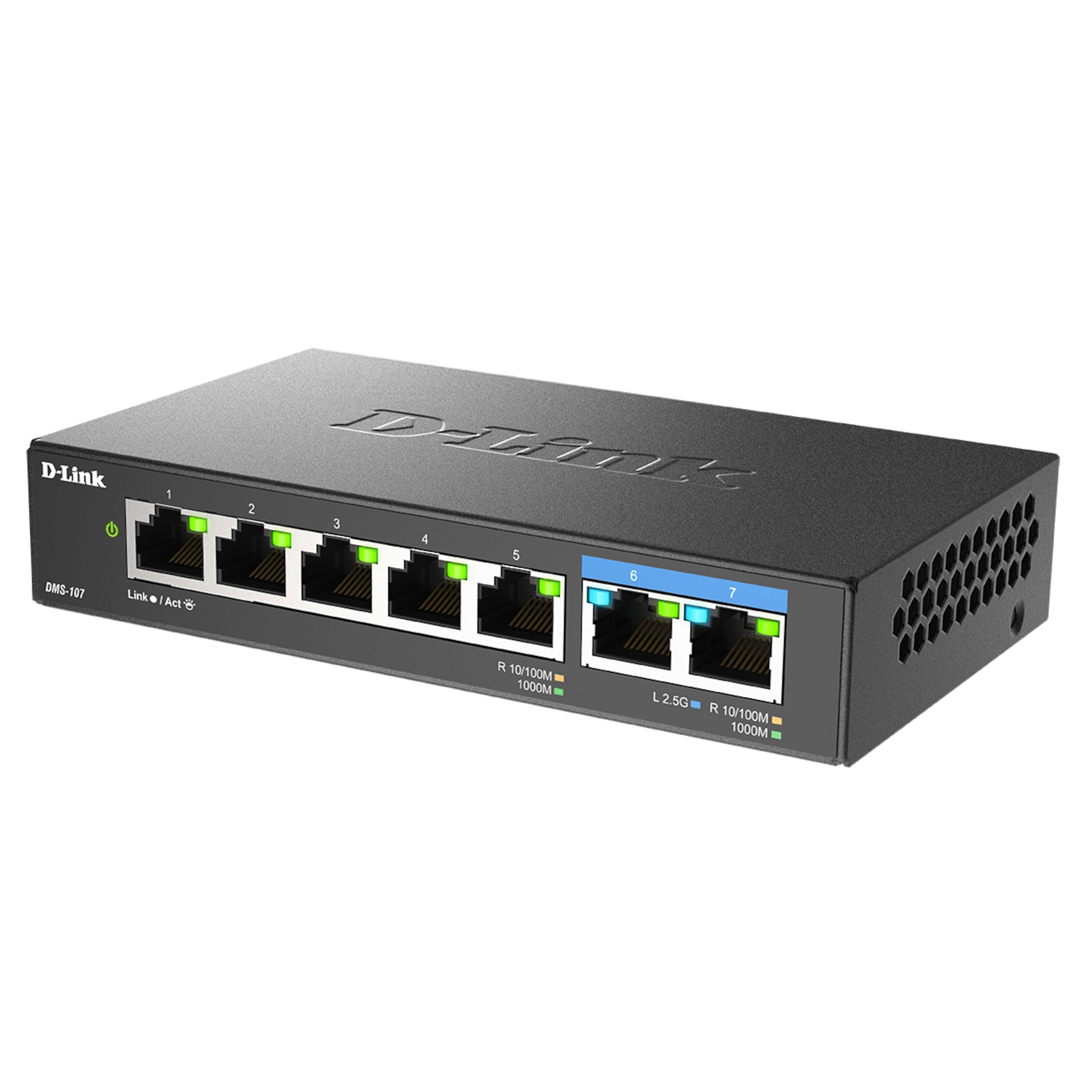 D-Link DMS-107 Multi-Gigabitswitch 7-porter