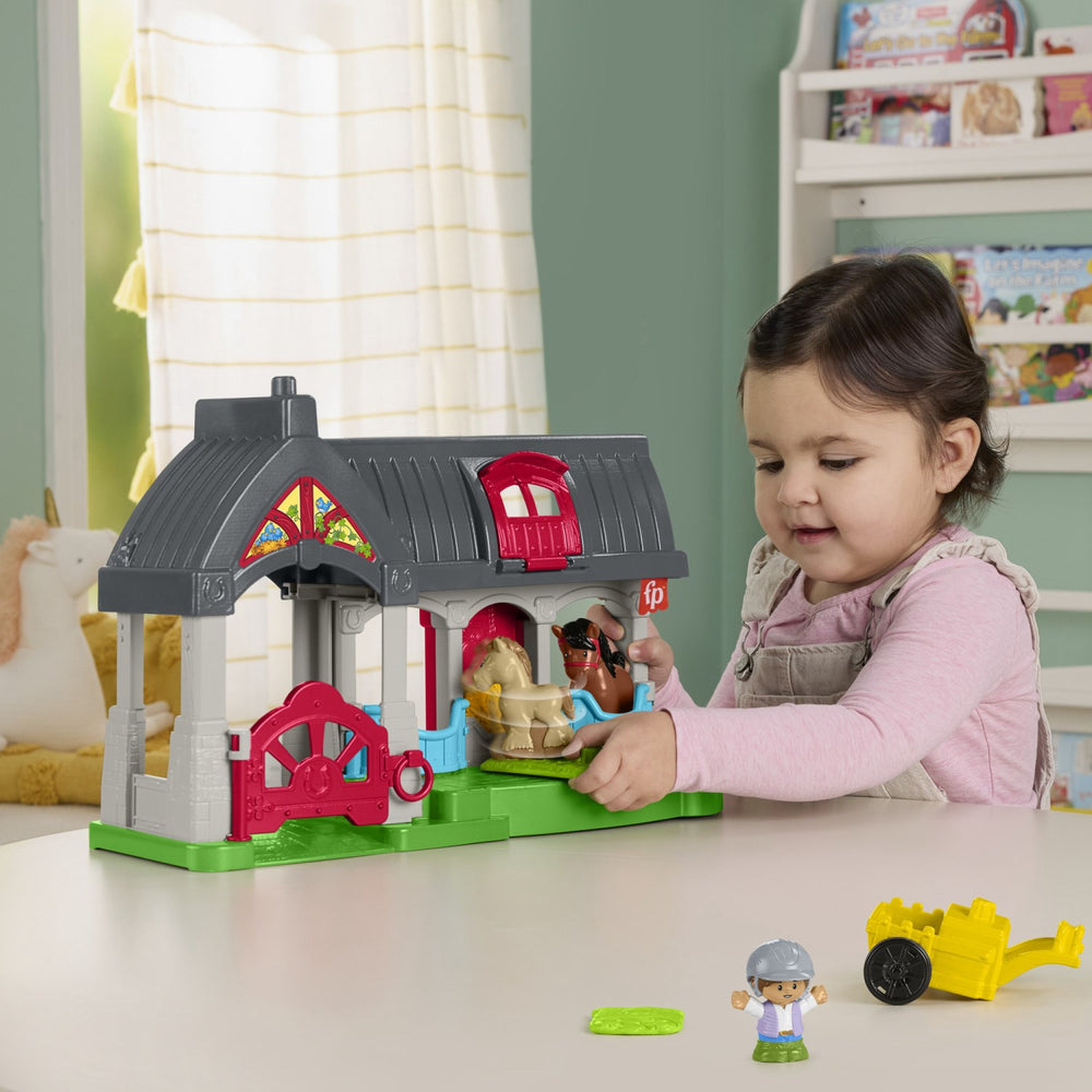 Køb Fisher-Price® Little People Friendly Hestestald