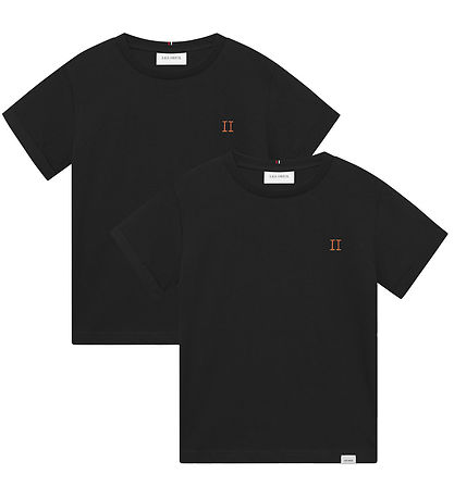 Les Deux T-Shirt - 2er-Pack - Nørregaard - Schwarz