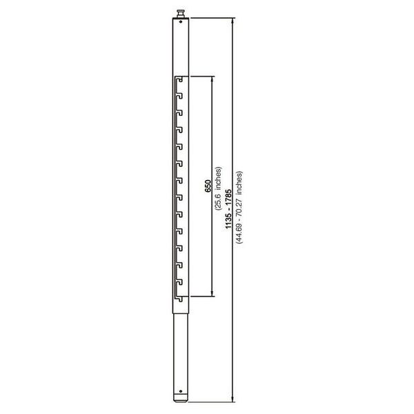 Euromet Arakno Extension Column XL Wh