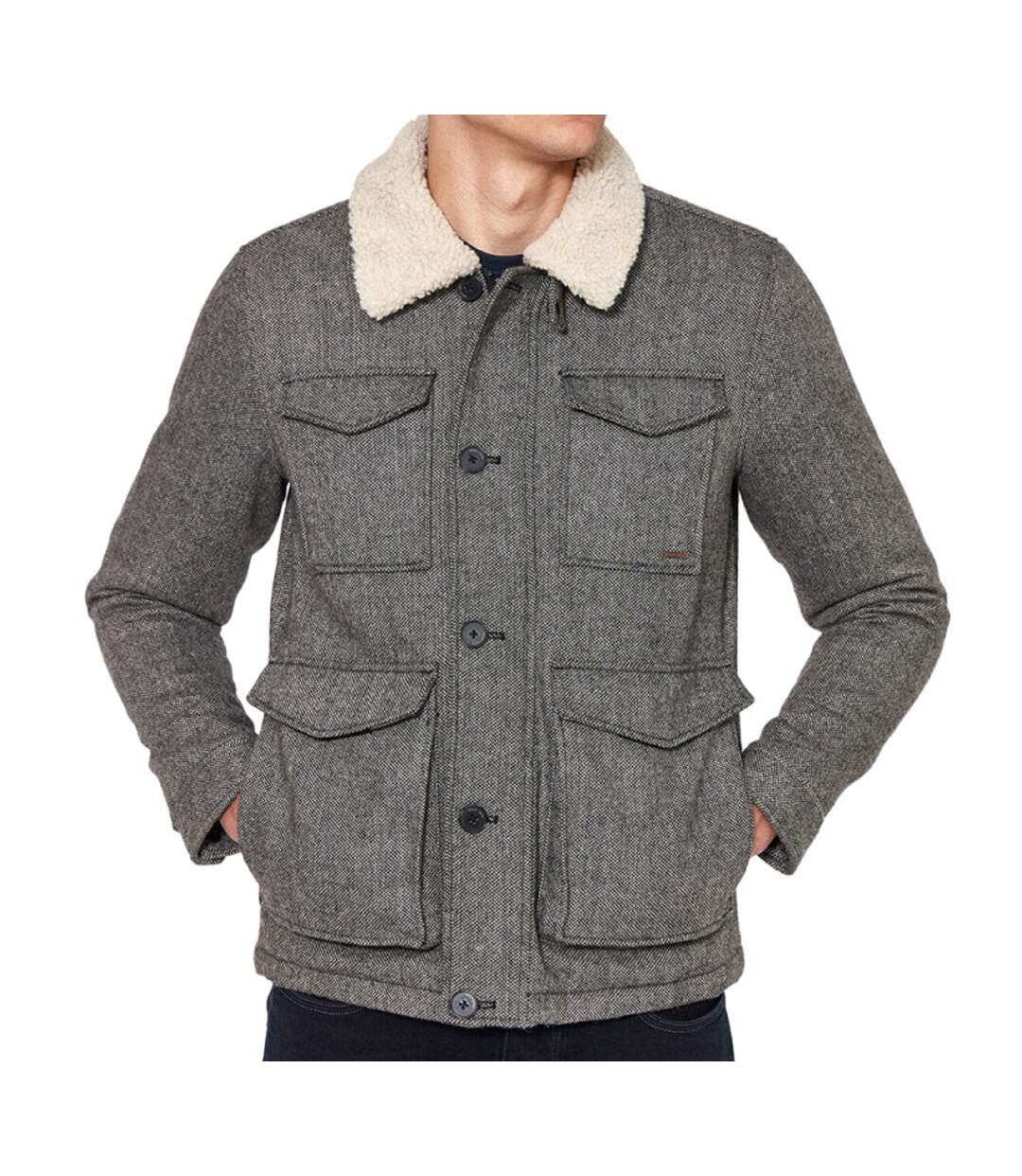 Veste Gris/Noir Homme Teddy Smith Geraud