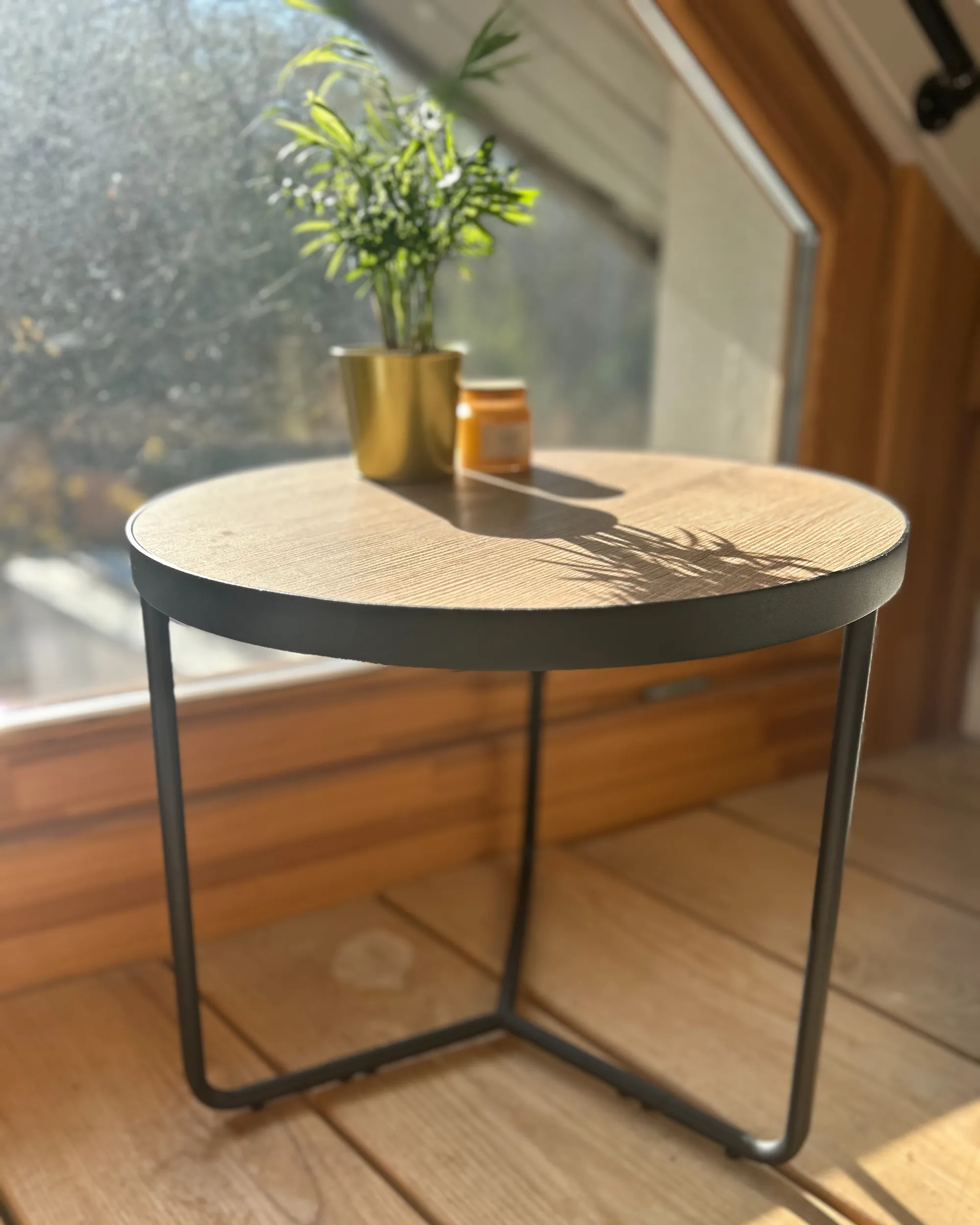 Bijzettafel MELODY Lichtbruin