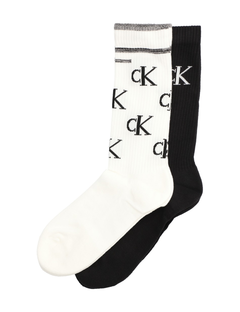 MEN SOCKS 2 P SCATTERED LOGO