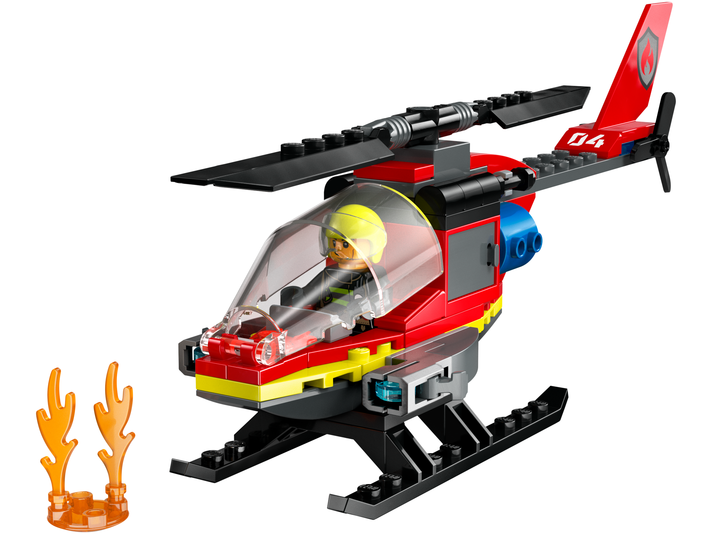 Helicóptero de resgate dos bombeiros 60411