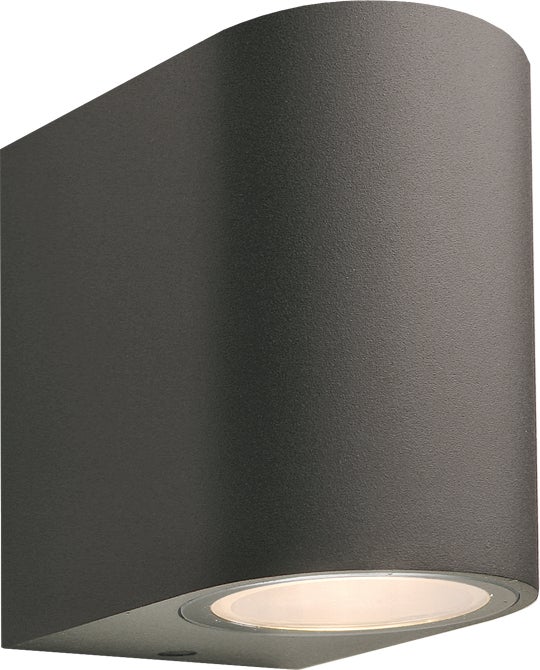 Garden Lights wandlamp Gilvus antraciet 6,7 x 9,2 x 7,8 cm