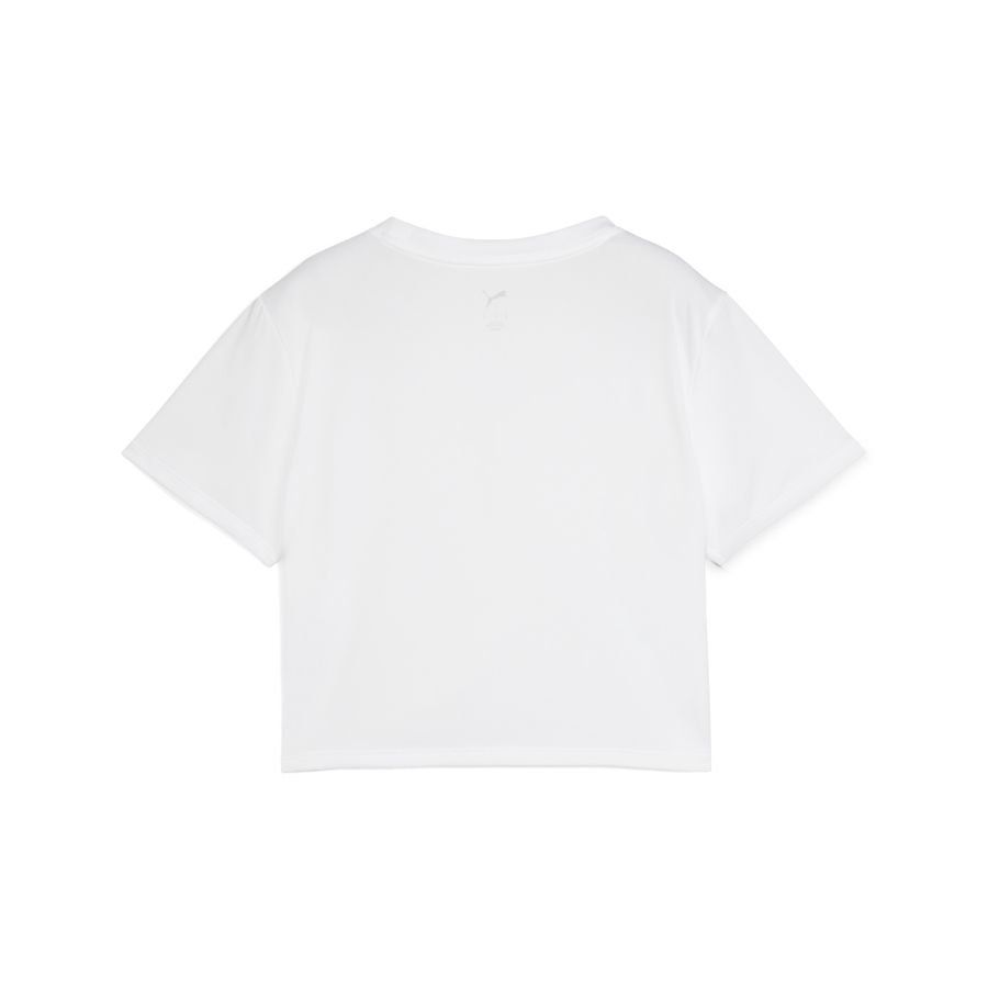 W TAD ESSENTIAL Baby Tee PUMA White