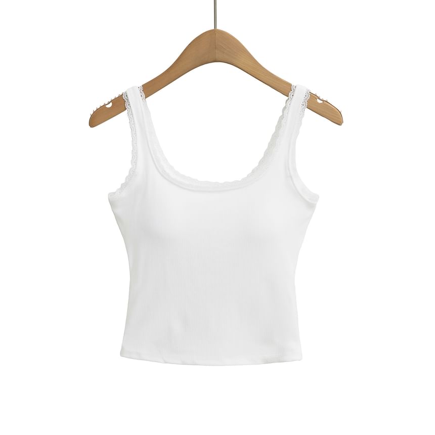 Asiris - Tanktop met kant