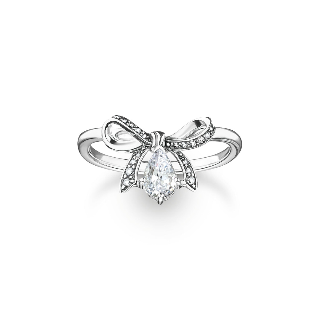 Thomas Sabo True Romance Ring mit Schleife Silber