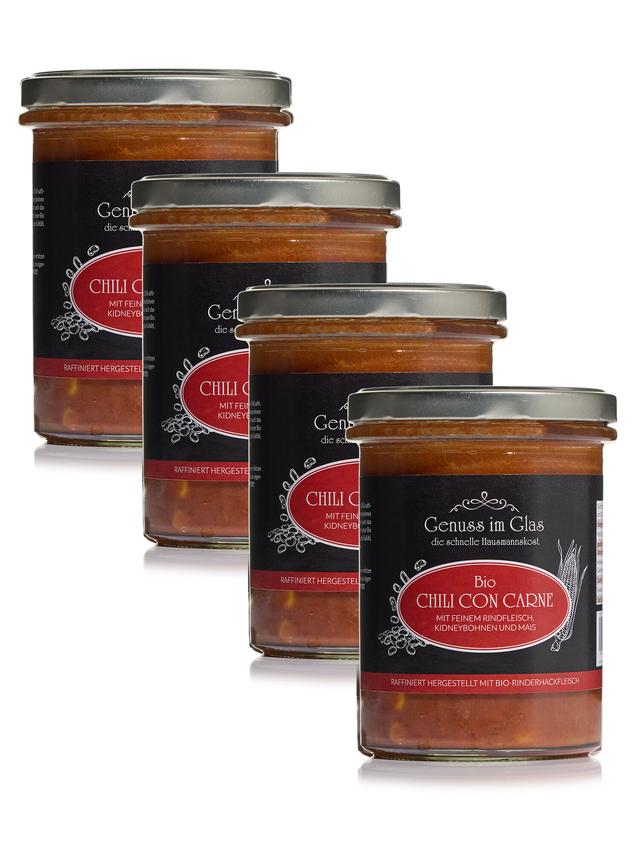Bio Chili con Carne, 4er-Set