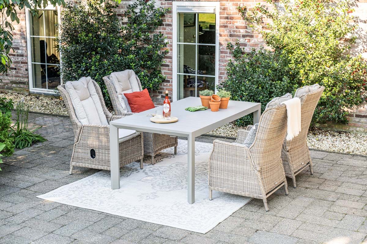 Garden Impressions Latina uitschuifbare tafel - taupe