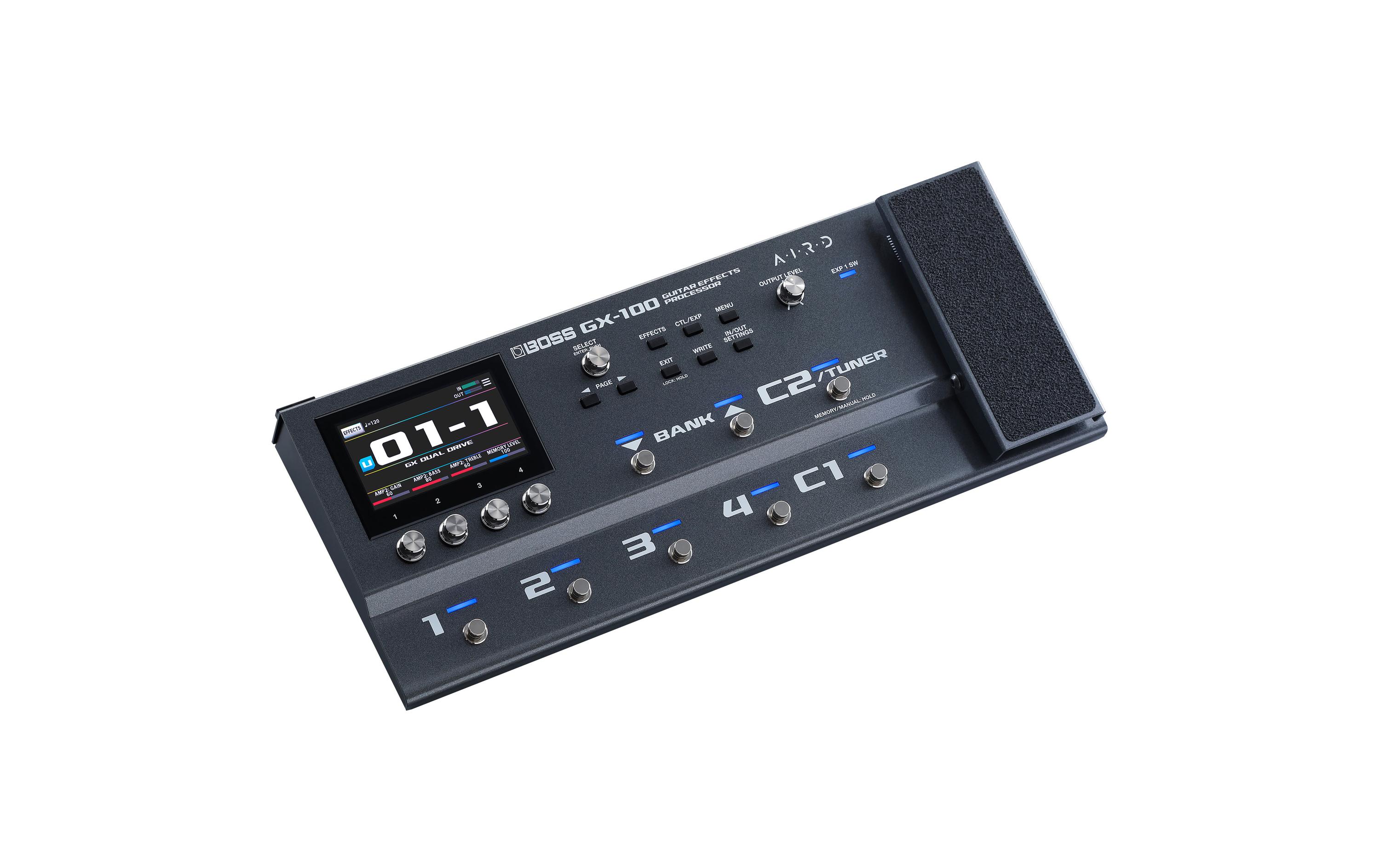 Effektgerät GX-100<br>Gitarreneffektprozessor mit neuen Farben für Ihren Sound