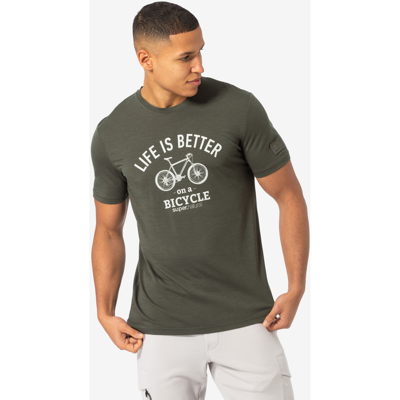 Super.Natural Herren Better Bike Bio J T-Shirt