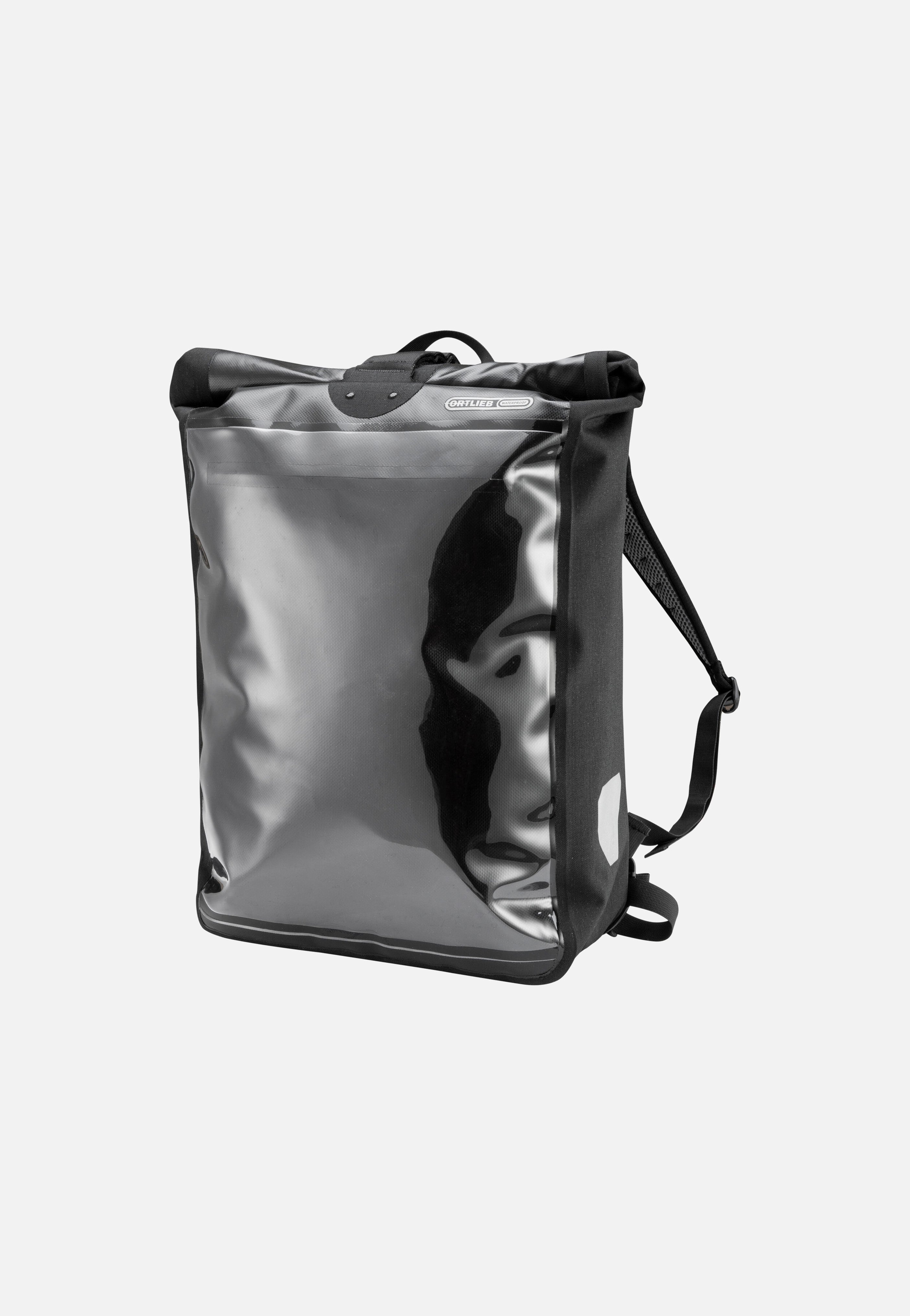 Messenger-Bag Pro Black - Rolltop Rucksack