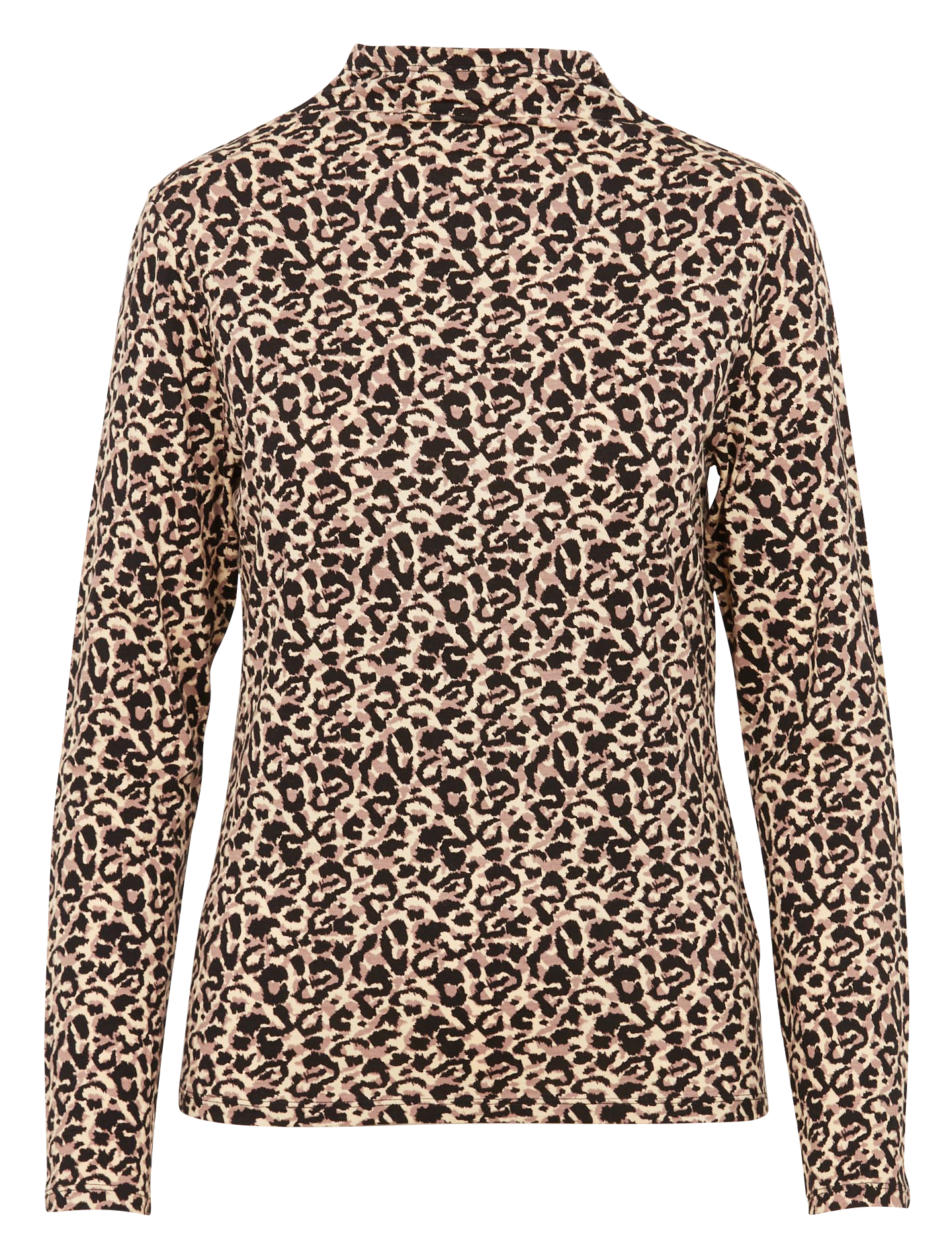 TLILA - Tee-shirt droit à col montant | Blanc