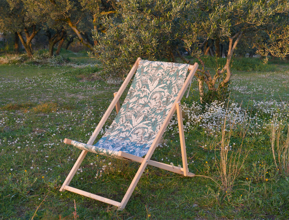 Toile chilienne céladon-Planteur