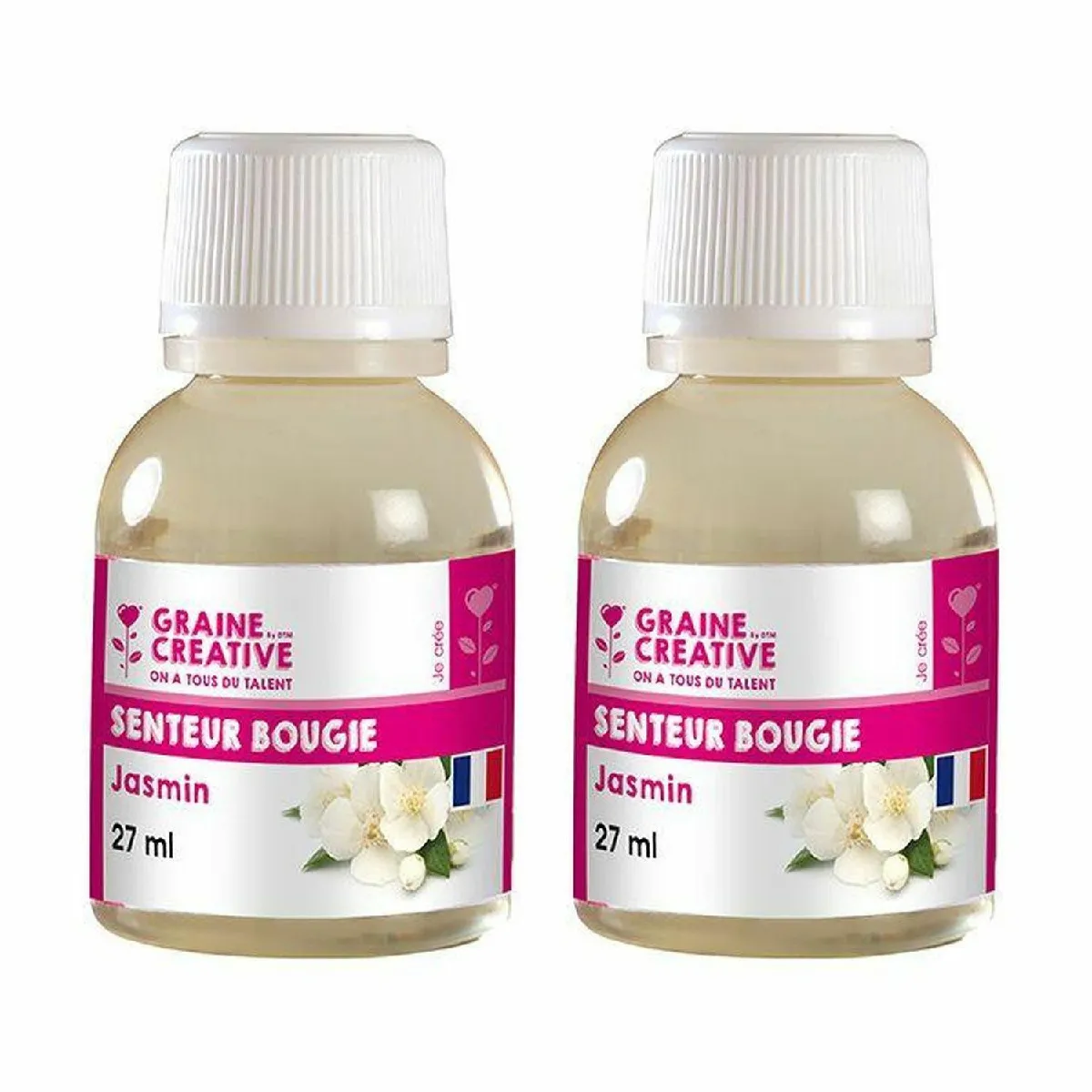 Graines Creatives Parfum pour Bougie - Jasmin - 54 ml