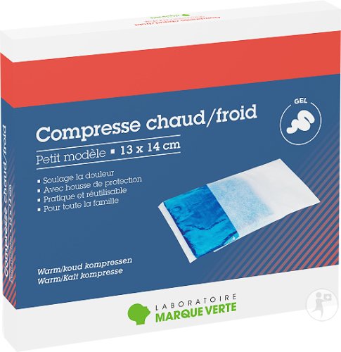 Marque Verte Compresse Chaud Et Froid Petit Modèle 13x14cm Pièce 1