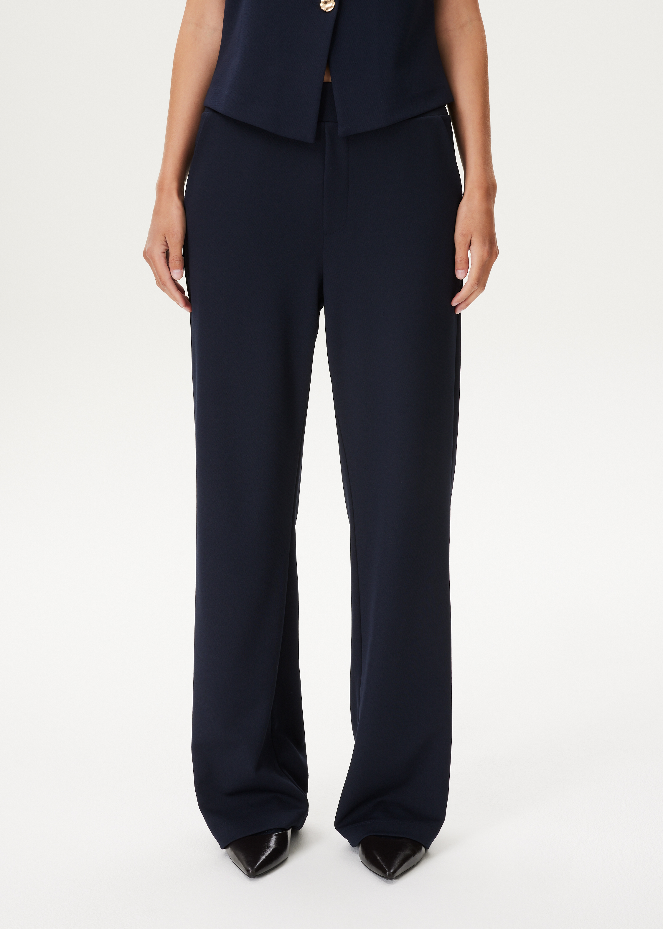 Scuba broek met wijde pijpen