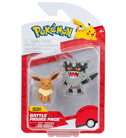 Pok?mon Figur - Battle Figure 2-pak - Perrserker And Eevee