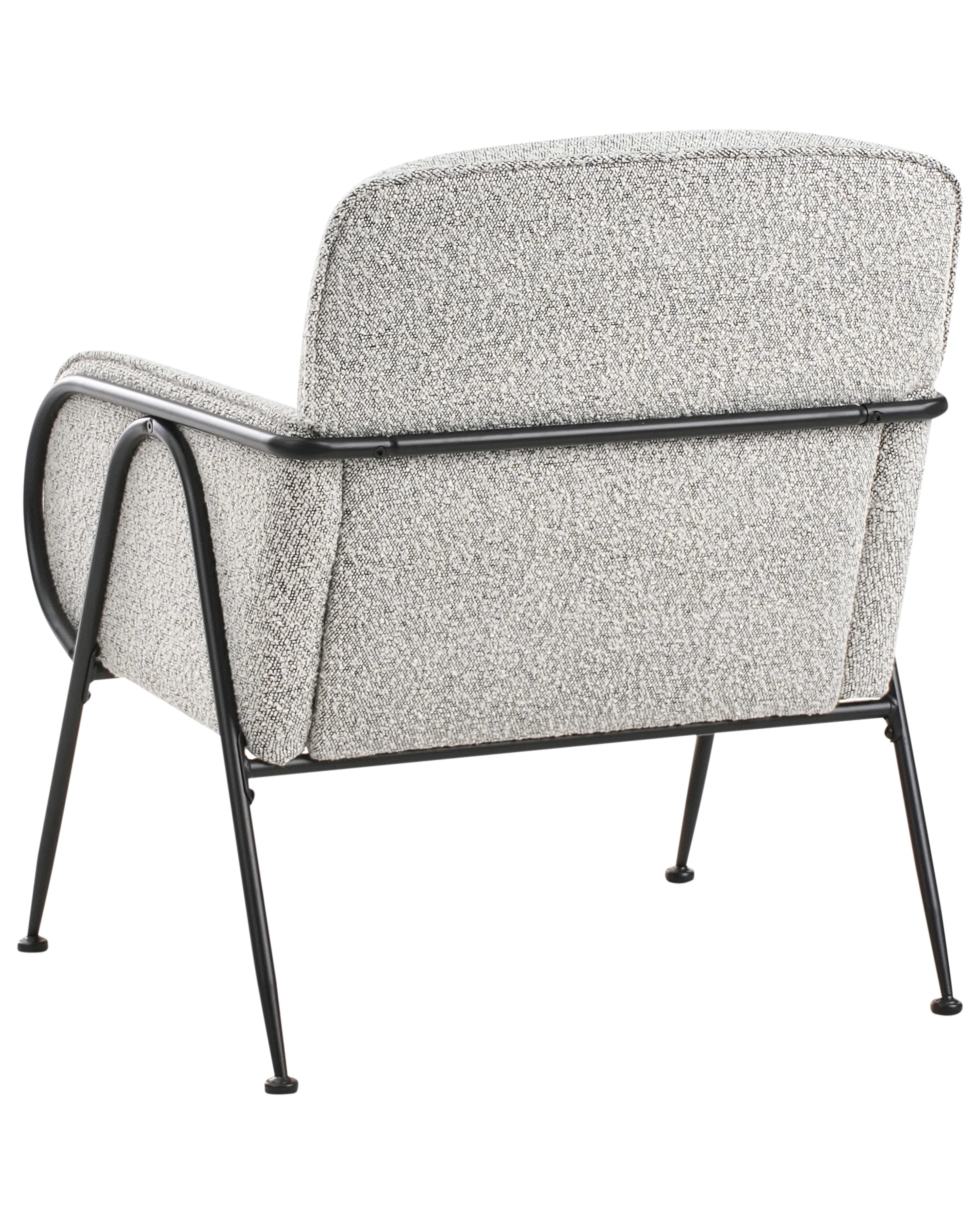 Fauteuil TRYSNES Stof Zwart/wit