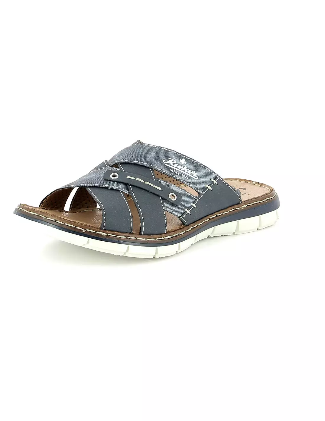 RIEKER RIEMAUVE 25199 - Sandales, mules & nu-pieds Bleufoncé
