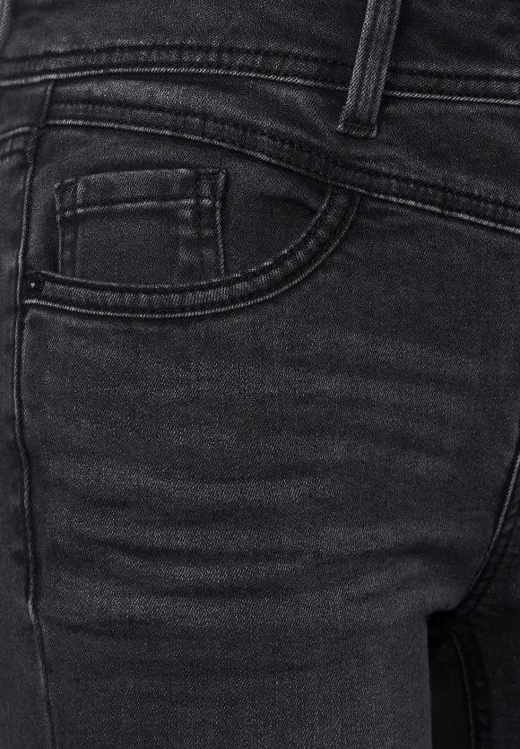 Slim Fit Jeans - soft black wash