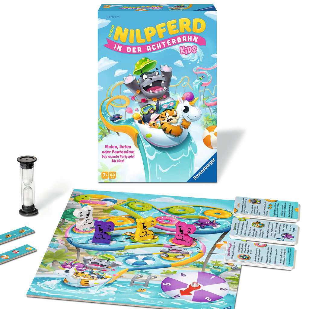 Ravensburger Spiel Das Nilpferd in der Achterbahn Kids