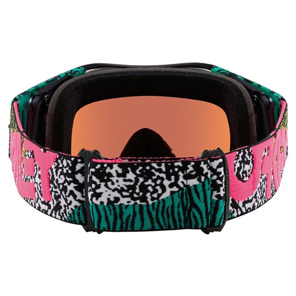Oakley - Masque Airbrake MX Heritage Bengal Venom - Ecran Prizm Noir / Vert / Jaune / Rose