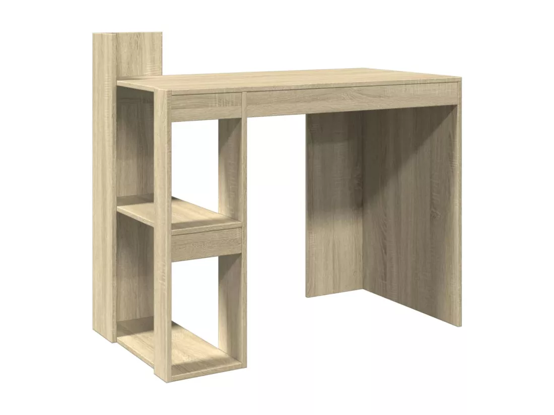 Bureau chêne sonoma 103,5x56,5x94 cm bois d'ingénierie