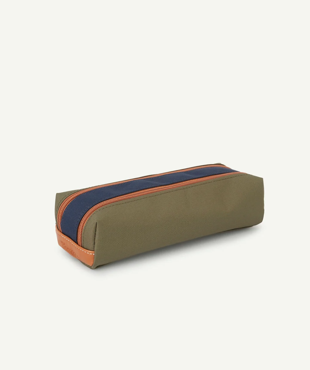TANN'SLA TROUSSE SCOLAIRE KAKI ET BLEU MARINE