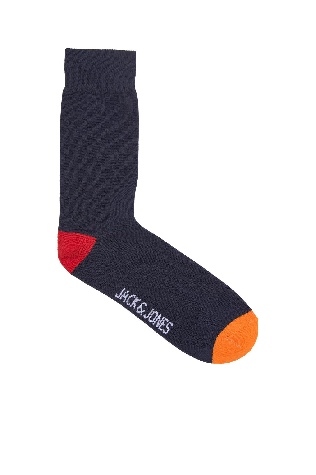 Pacote com 5 pares de meias listradas - azul médio