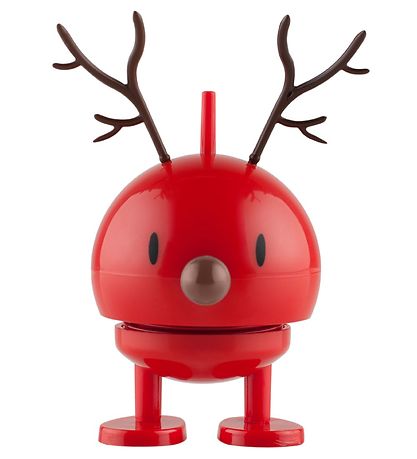 Hoptimist Baby Bumble Rentiere - Lightning - 10 cm - Rot