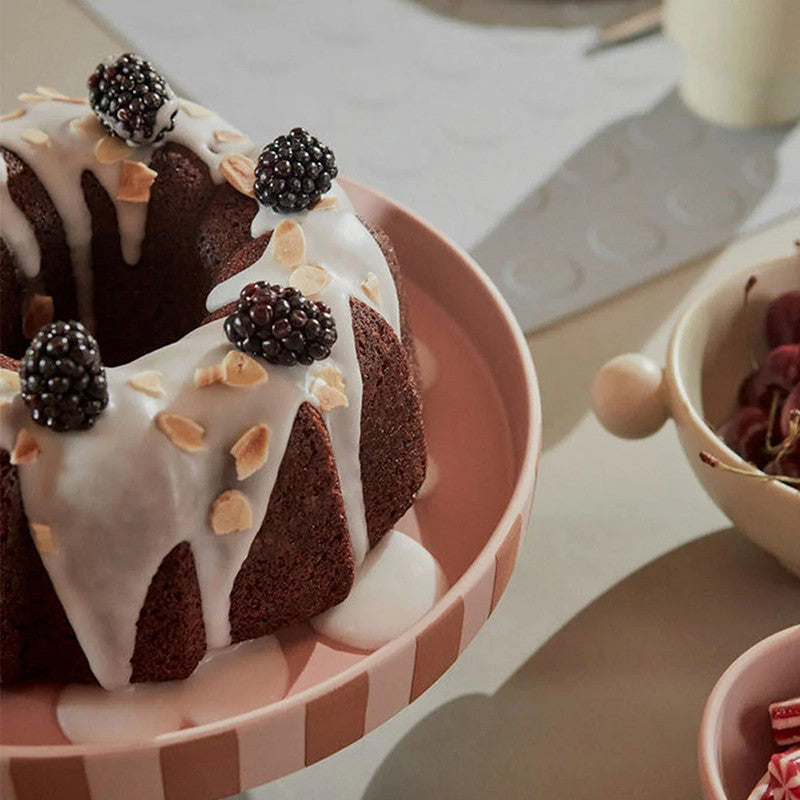 Servierplatte Toppu gross Caramel Rose