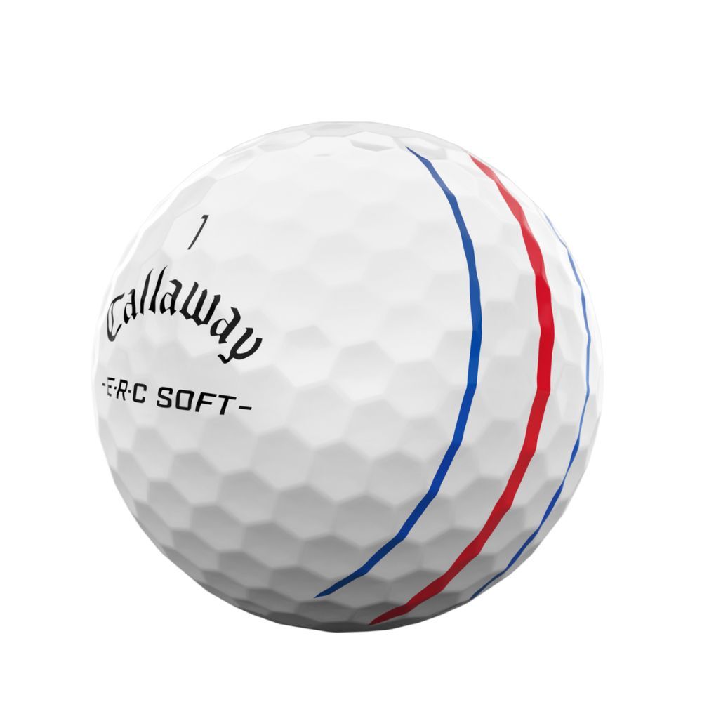 ERC Soft Triple Track Golfball Hvit