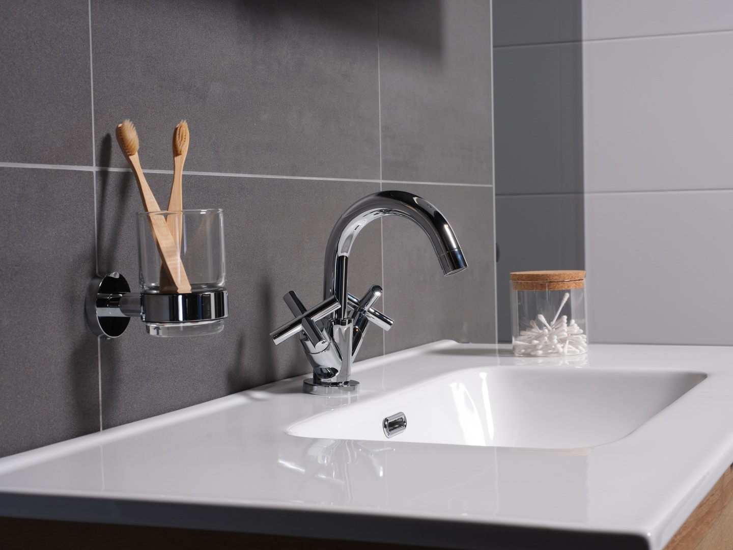 Plieger Vigo glashouder met glas chroom