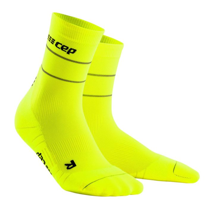 Reflective Mid Cut Socks Women