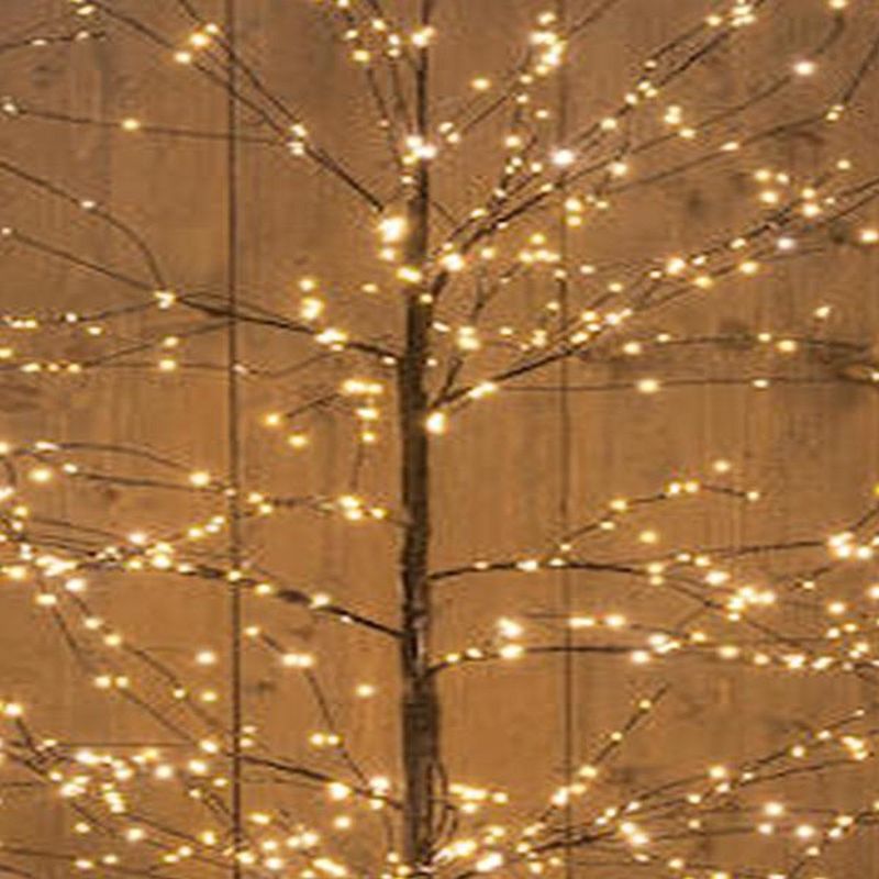 Anna's Collection - Lichtboom - Zwart - 150 cm - Metaal - 1000 LEDs - Warm Wit