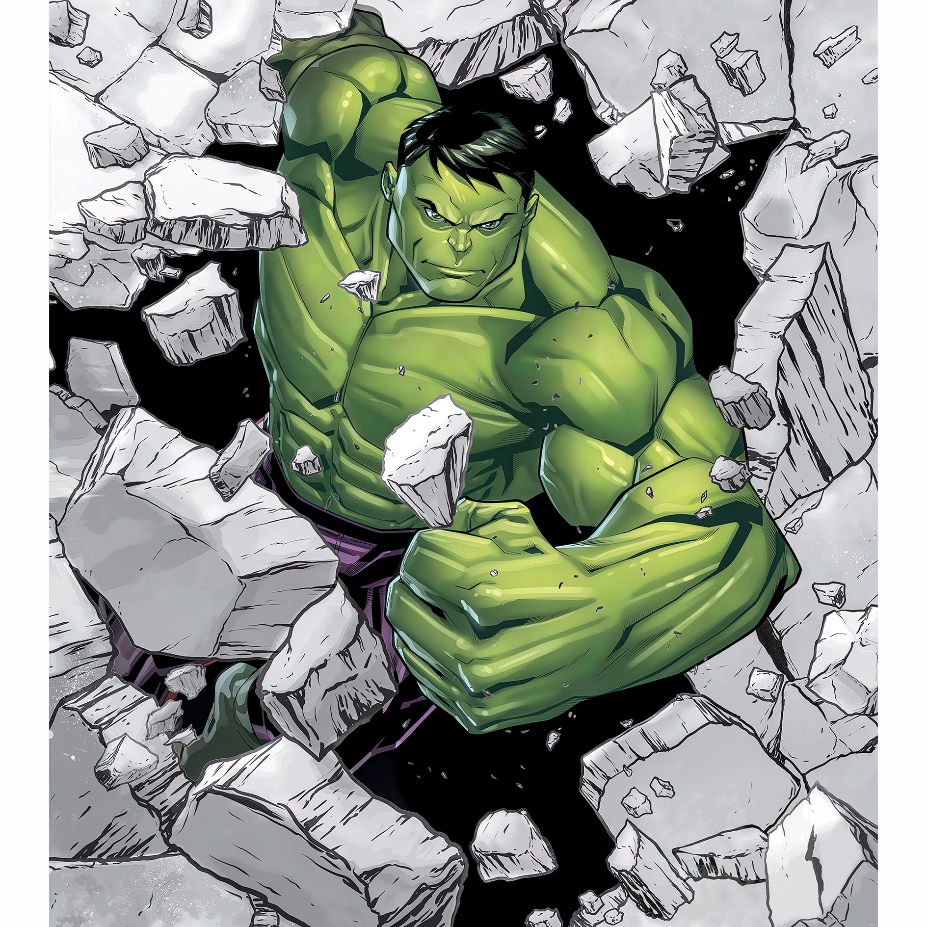 Vlies-Fototapete HULK BREAKER - 250x280 cm