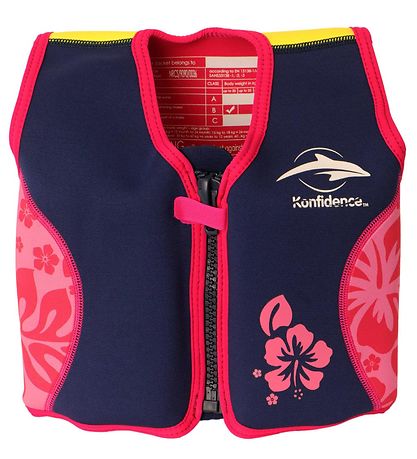 Konfidence Sv?mmevest - Original - Navy Hibiscus