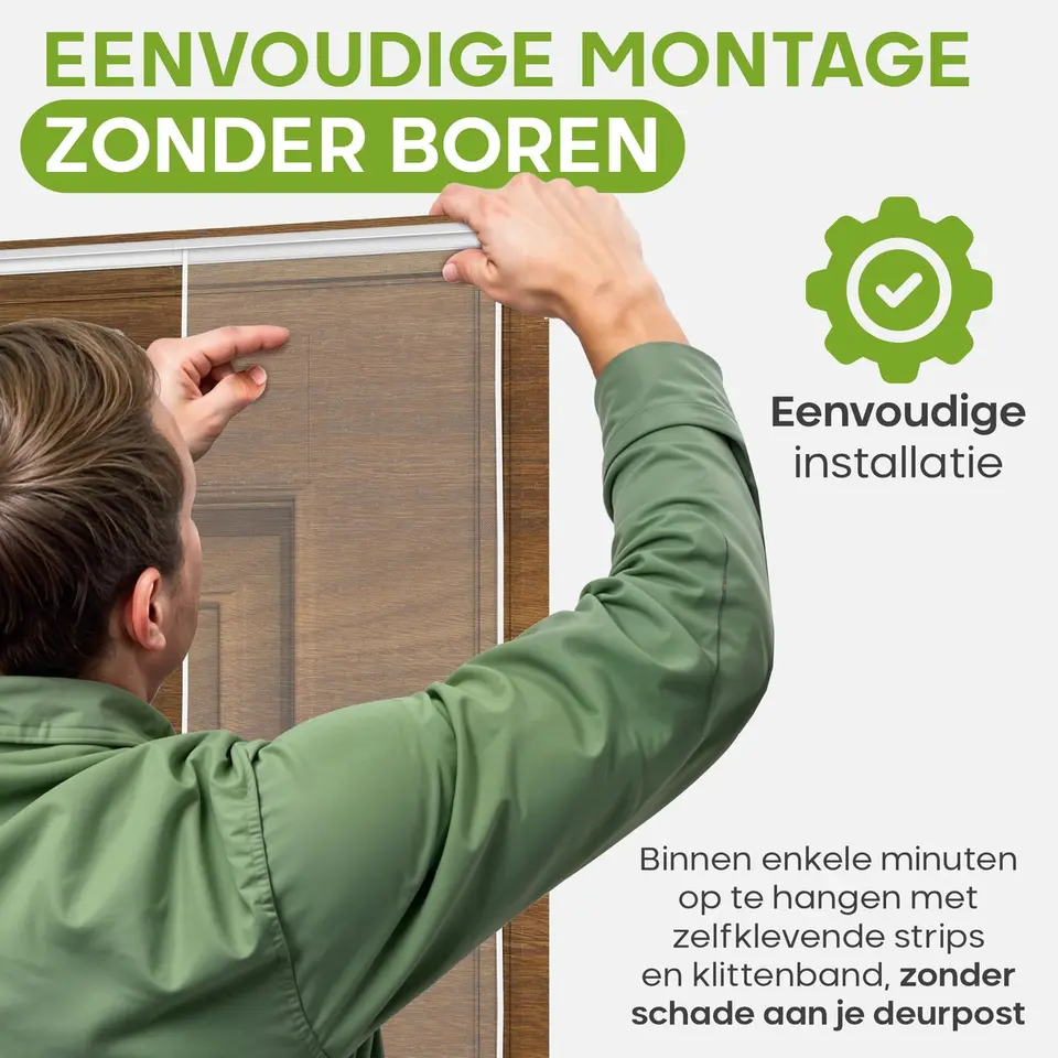 O'DADDY Lamellenhor 100x260 - Deurgordijn - wit
