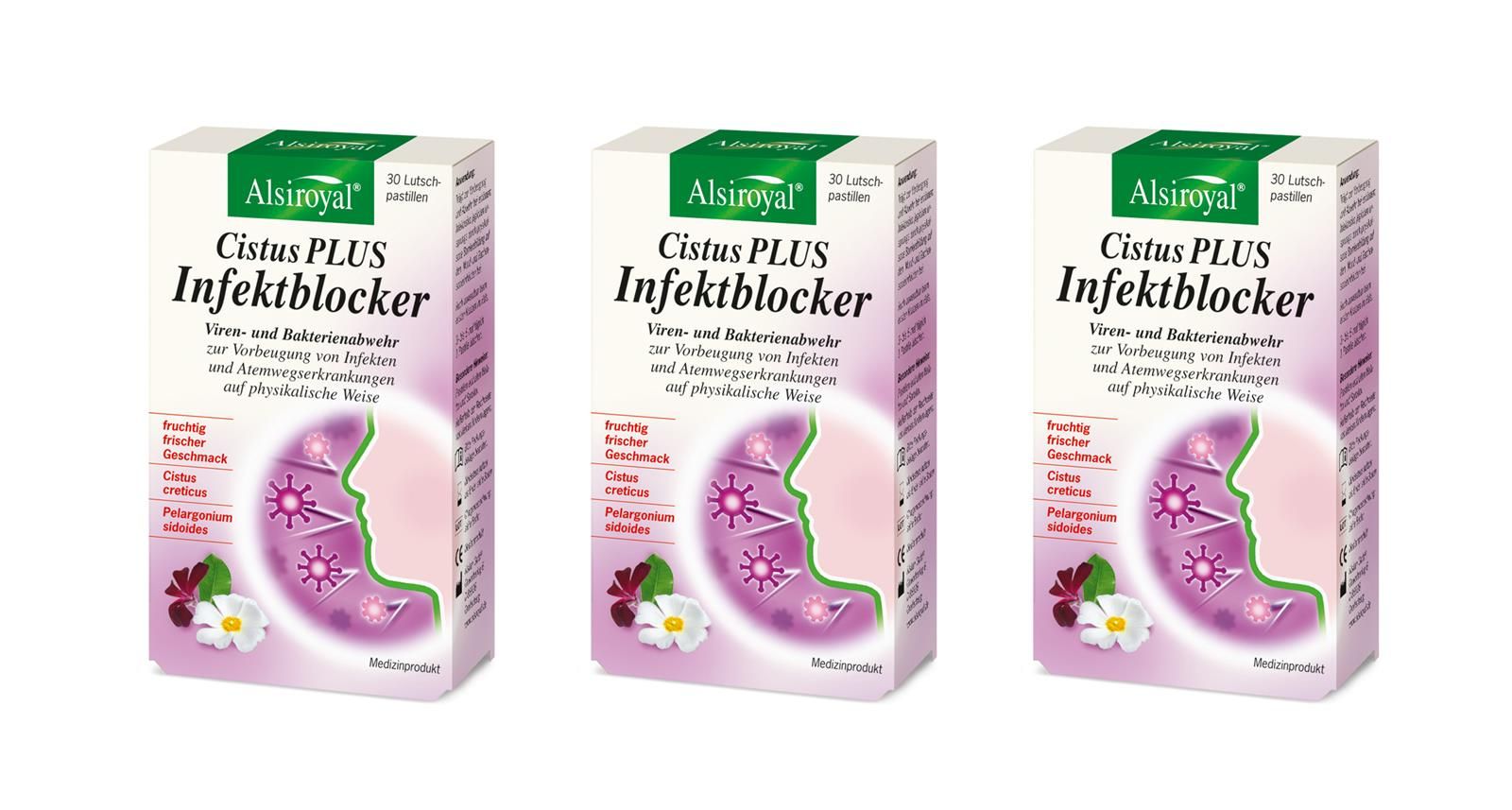 Alsiroyal Cistus PLUS Infektblocker 3x30 Tabletten